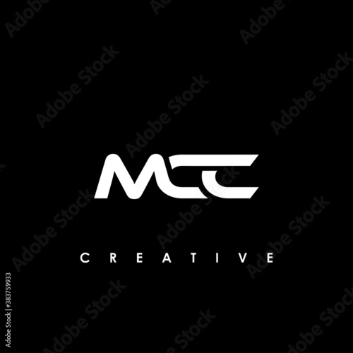 MCC Letter Initial Logo Design Template Vector Illustration photo