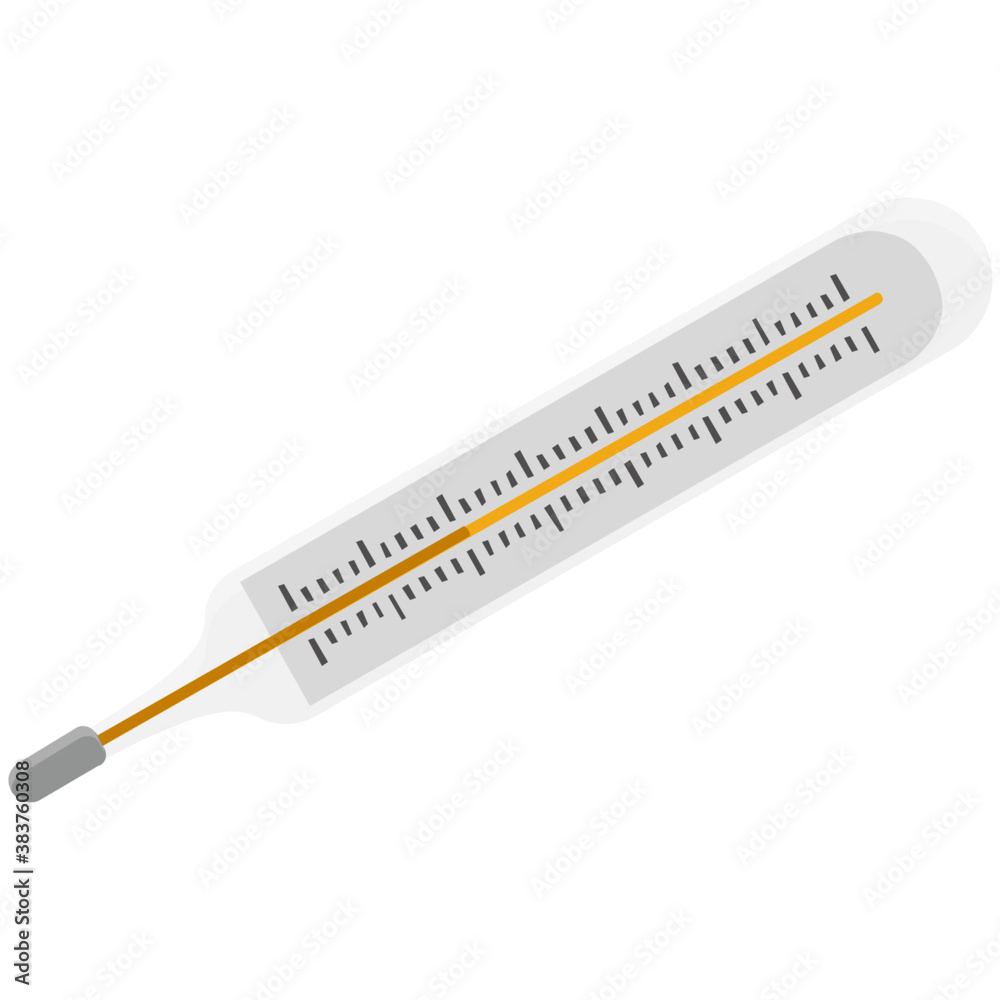 A clinical analog thermometer to measure temperature
A clinical analog thermometer to measure temperature