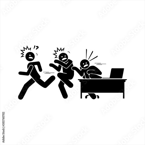 Horror scene icon