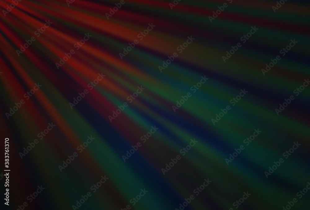 Dark Blue, Red vector pattern with narrow lines.