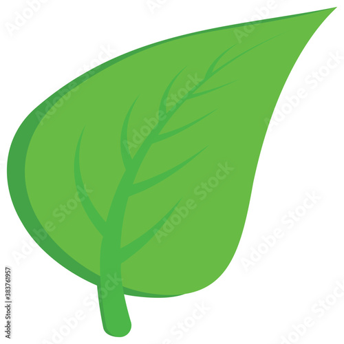 
Popular leaves flat icon
