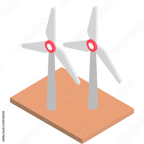 
Windmill fan for power energy
