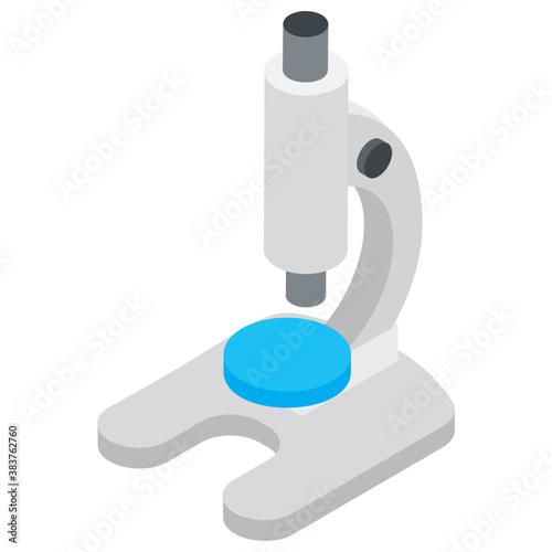  A scientific equipment to see microorganisms, microscope 
