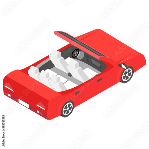 
Luxury car known as sedan 
