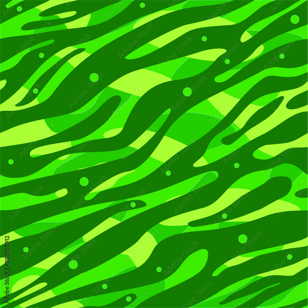 camouflage pattern with green background