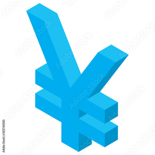 
A japanese currency symbol called yen 
