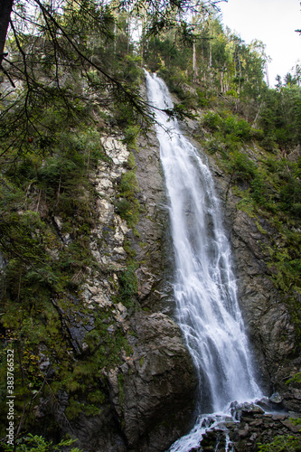 Big waterfall in the "Kitzlochklamm"