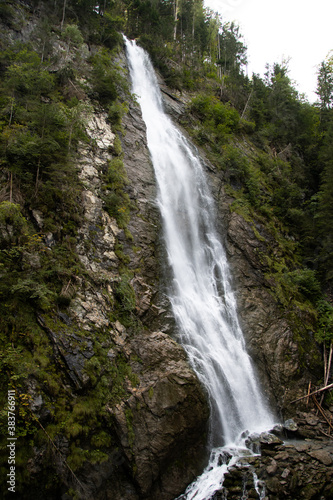 Big waterfall in the "Kitzlochklamm"
