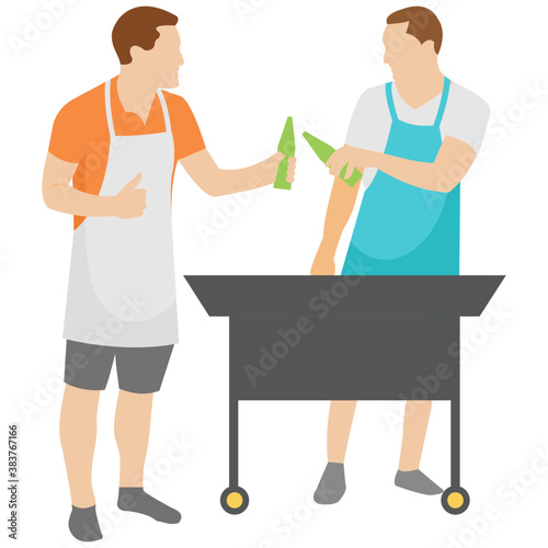 
persons at outdoor spot, friends picnic 

