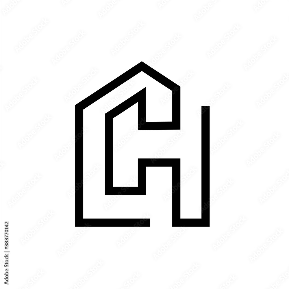 letter ch Logo Design. initial ch Logo Vector Icon Design. letter ch combination logo design vector template. letter ch Logo Design. initial ch Logo Vector Icon Design. letter ch combination logo design vector template.