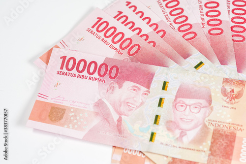 Rupiah isolated on white