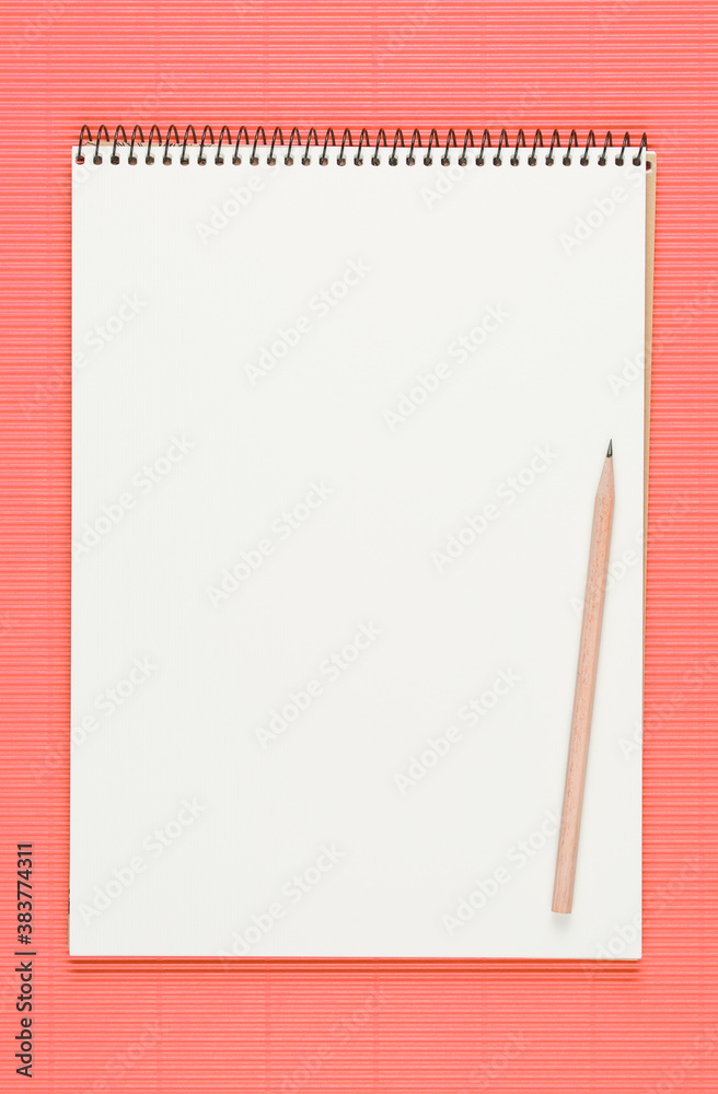 school notebook with pencil school notebook with pencil