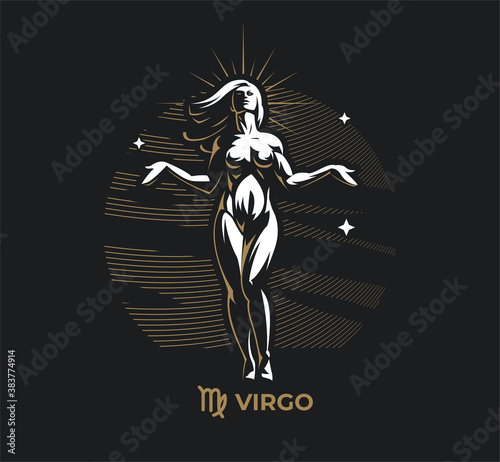 Virgo zodiac sign.