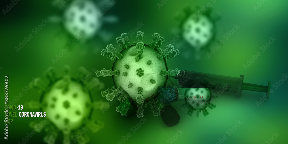 3d render Corona virus microscopic view
3d render Corona virus microscopic view