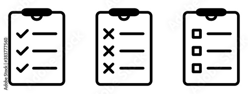 Klemmbrett Icon