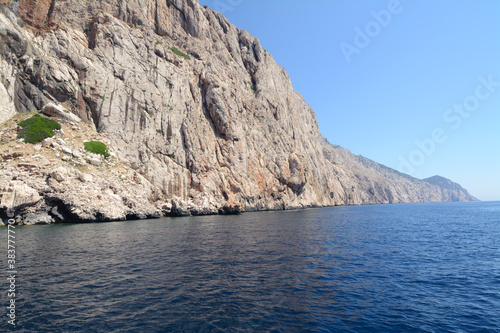 The majesty of the Isle of Tavolara that rises 565 meters from the sea