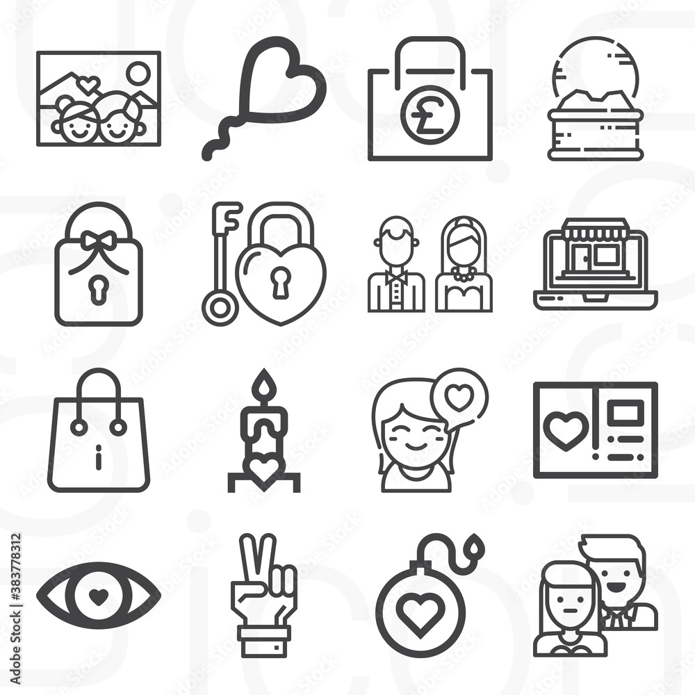16 pack of coins lineal web icons set 16 pack of coins lineal web icons set