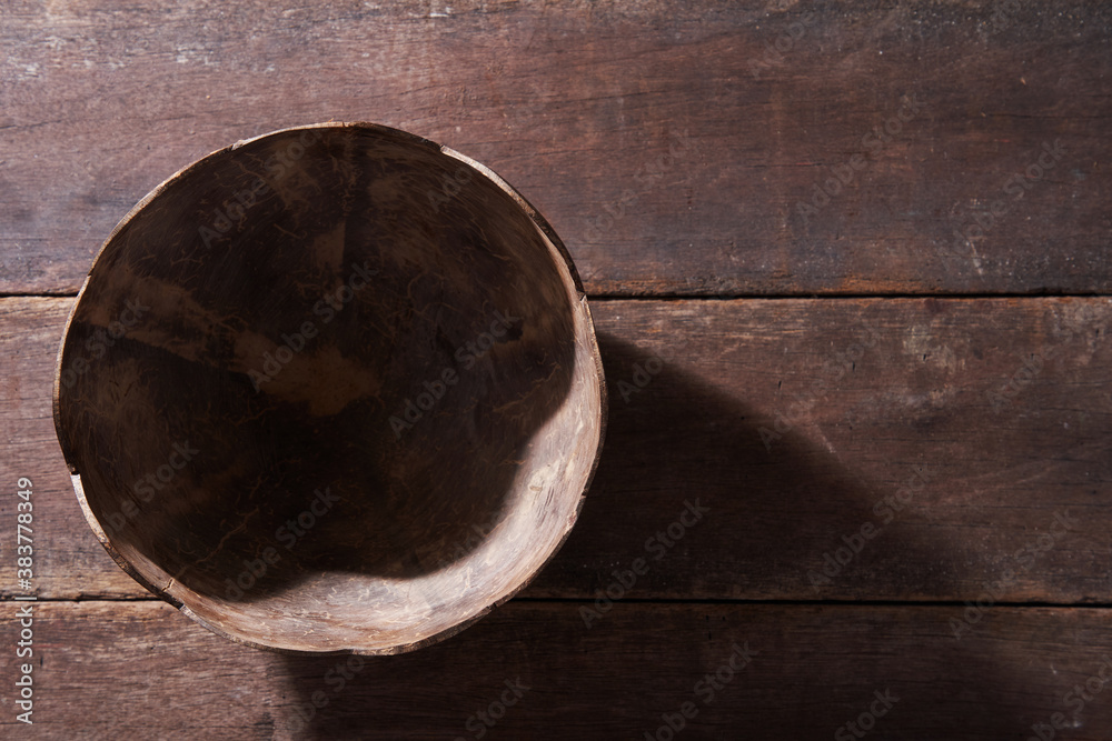 coconut container  by coconut shell handmade product