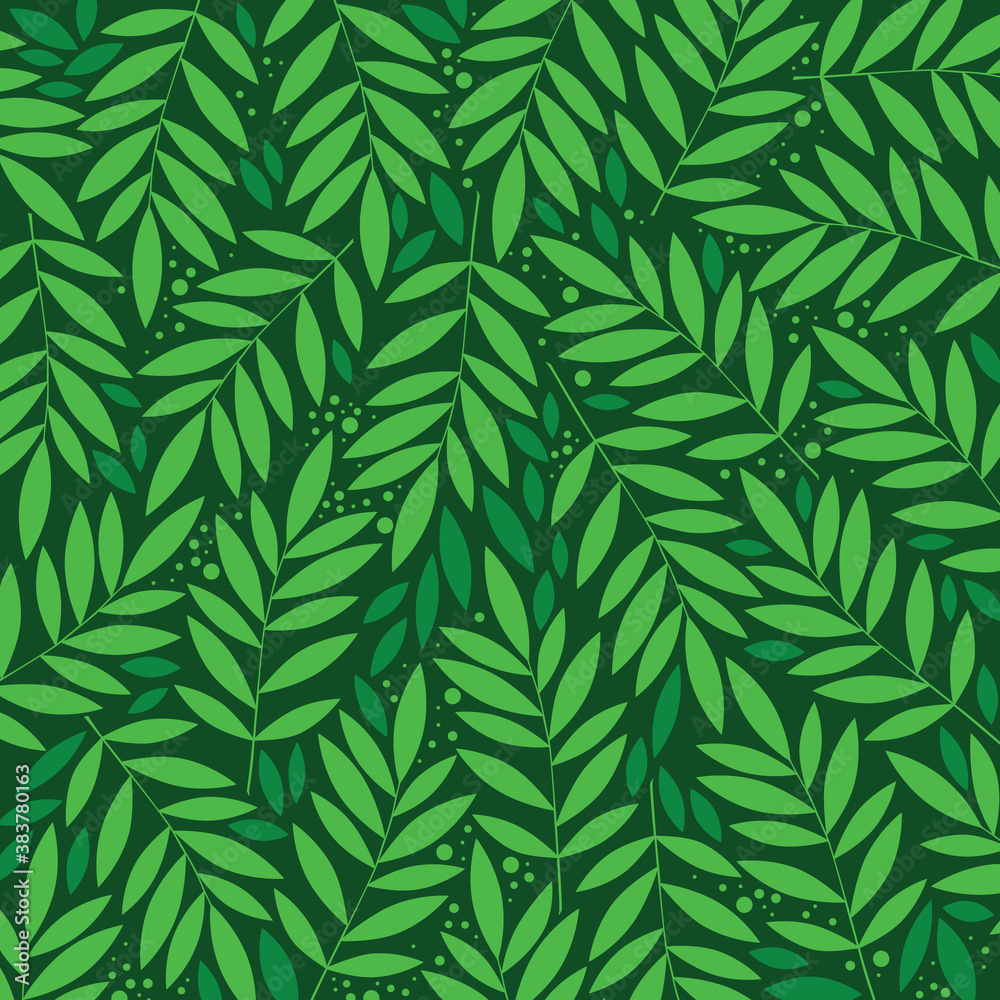 Green leaf background Green leaf background