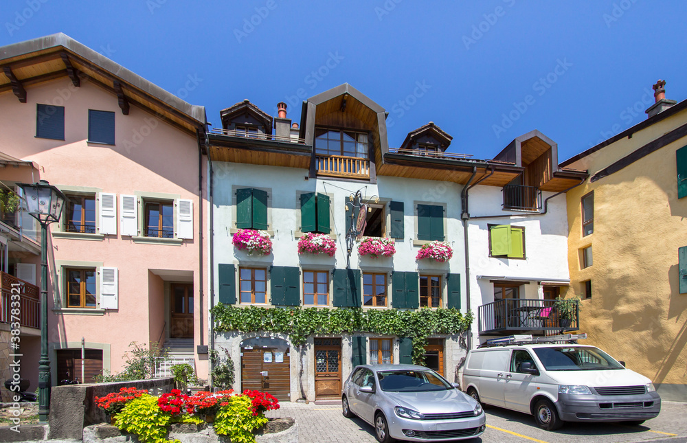 Fototapeta premium Chexbres village, Switzerland