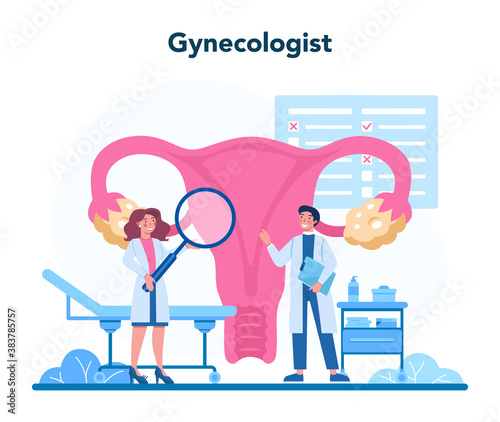 Gynecologist, reproductologist and women health concept. Human