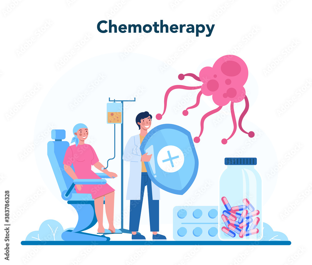 Obraz premium Professional oncologist concept. Cancer disease diagnostic and treatment