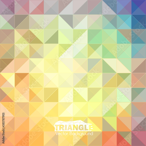 Abstract colorful triangle background