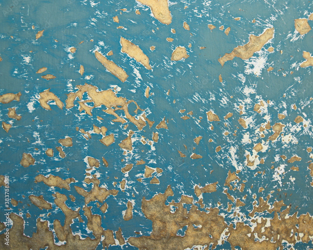 Fragment of the surface of a shabby door with traces of old paint. Fragment of the surface of a shabby door with traces of old paint.