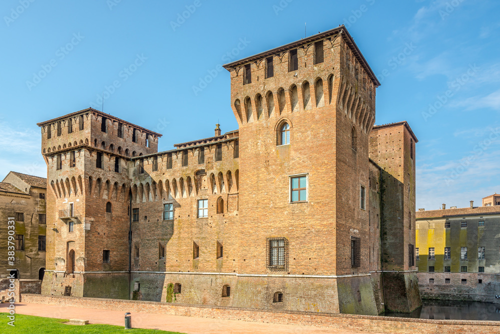 View at the Castel of San George in Mantova (Mantua), Italy
