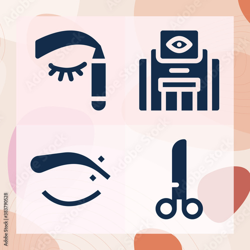 Simple set of humility related filled icons