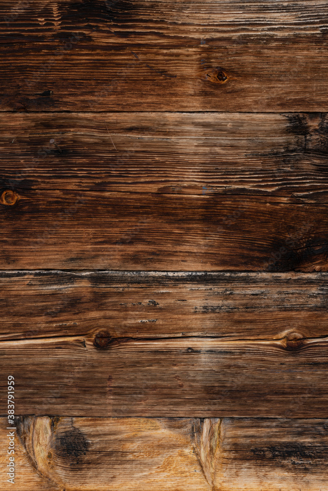 Obraz premium Natural wood texture for background. Copy space, banner