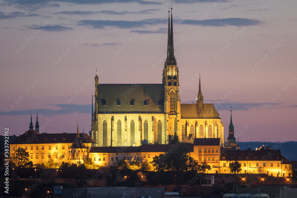 Obraz premium Cathedral of St. Peter and Paul in Brno