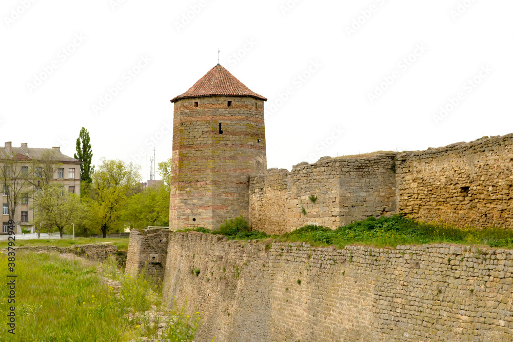 Ancient Akkerman fortress in Odessa province of Ukraine