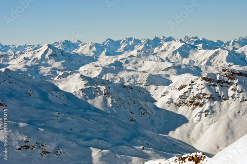 Meribel Mottaret Les Trois Vallees 3 Valleys ski area French Alps France