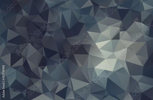 Abstract Vector Military Camouflage grey dark, dirty Background Made of Geometric Triangles Shapes