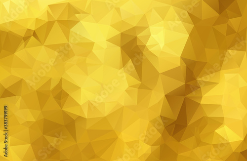 Geometric vector triangular background, gold, yellow, brown. Vector illustration of EPS10