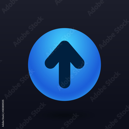 Arrow Upward - Button