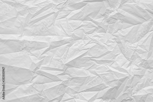 White plastic bag background texture close up