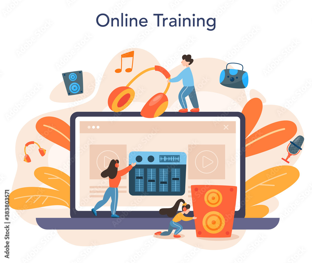 Sound engineer online service or platform. Music production Sound engineer online service or platform. Music production