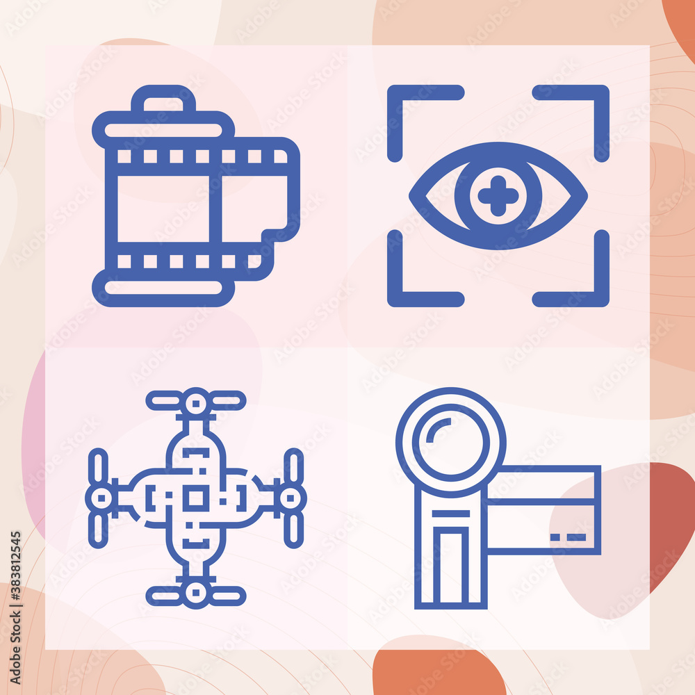 Simple set of went related lineal icons