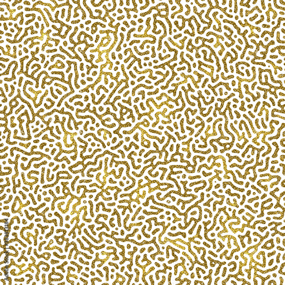 Abstract turing seamless backgound. Сamouflage pattern. Abstract background with glitter gold. Vector illustration. Abstract turing seamless backgound. Сamouflage pattern. Abstract background with glitter gold. Vector illustration.
