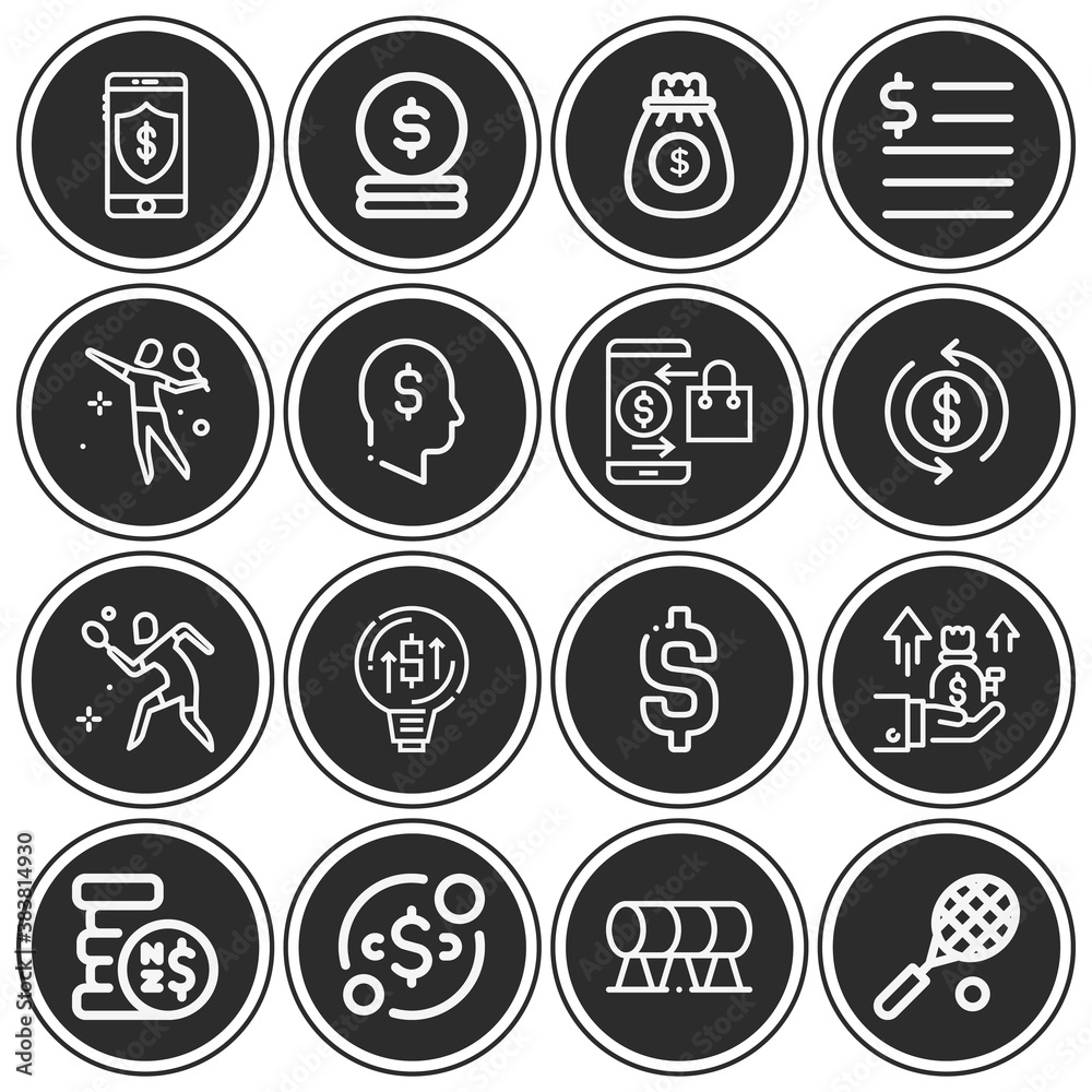16 pack of australian lineal web icons set 16 pack of australian lineal web icons set