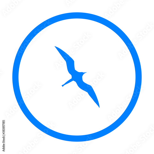 Fregattvogel und Kreis