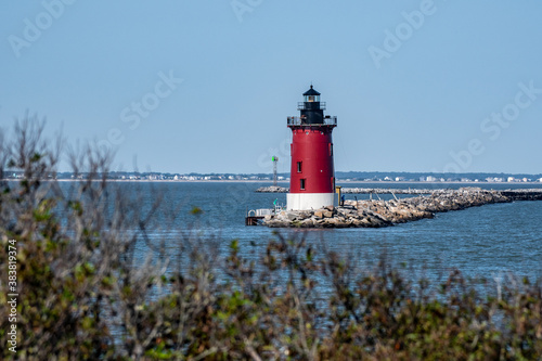 The Delaware Breakwater East End Light is a lighthouse located on the inner Delaware Breakwater in the Delaware Bay, just off the coast of Cape Henlopen and the town of Lewes, Delaware.