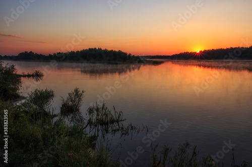 Sunrise on the river