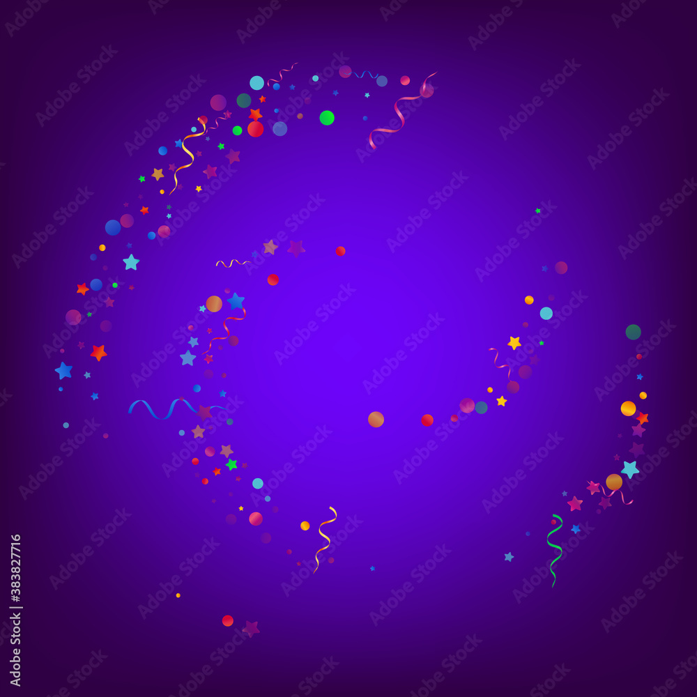 Obraz premium Colored Spiral Paper Vector Blue Background. 