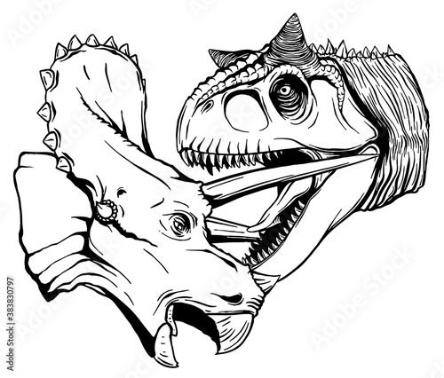 Dinosaur Vector Illustration Full Color suitable for any graphic design related project