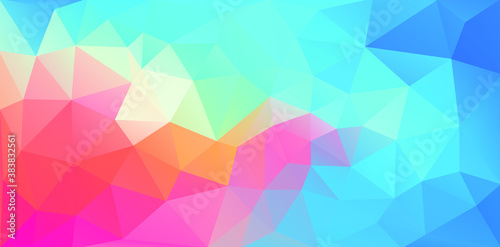 pastel colors vector background. geometric triangle.