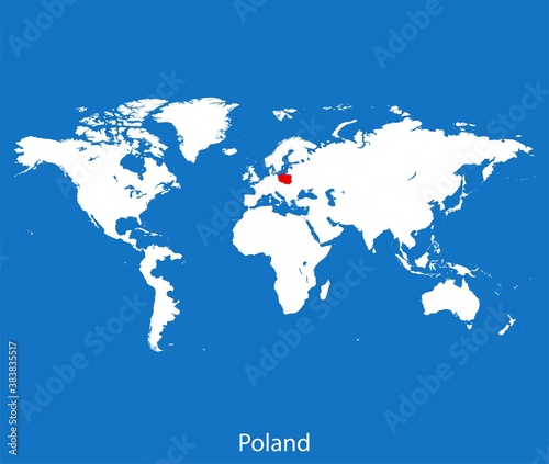 map of Poland