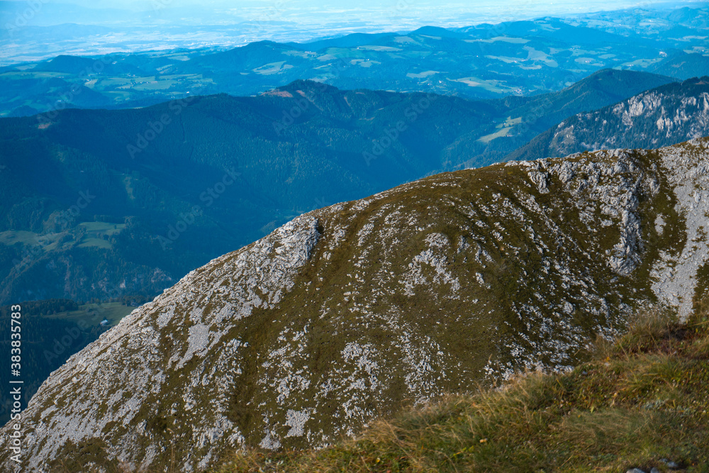 Ötscher peak, mountains in Austria
